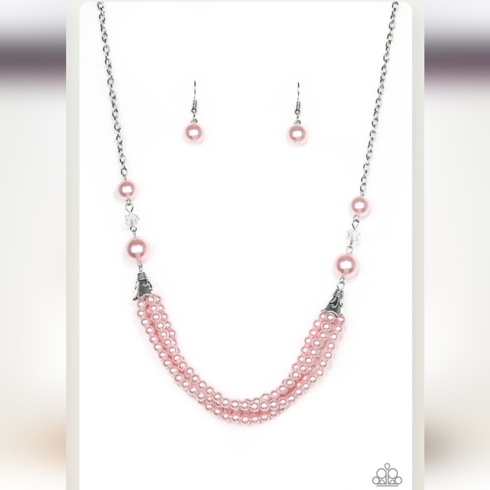 One Woman Show Pink Necklace Pearl Fashion Jewelry